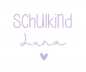 Preview: Schulkind Bügelbild